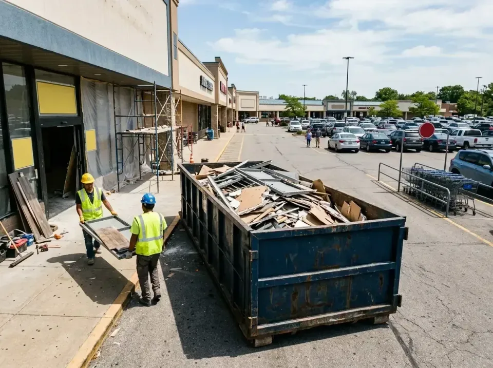 retail-store-renovation-debris-003 — frequently asked questions, Roll-off Dumpster Rentals in Pataskala, OH